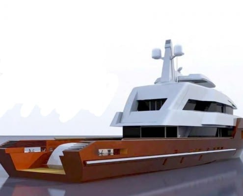 Exterior 3D Yacht Design